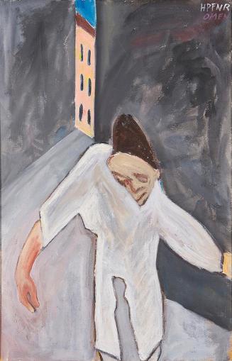 Kurt Hüpfner, Omen, 2000, Acryl auf Leinwand, 65,3 × 43 cm, Privatbesitz, Wien, Inv.-Nr. KD751_ ...