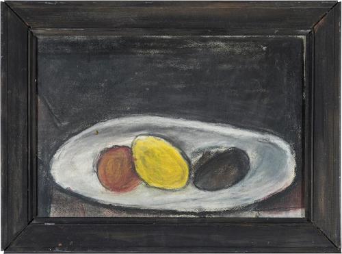 Kurt Hüpfner, Ohne Titel, 1965, Kreide und Pastell auf Papier, 28,5 × 41,5 cm, Privatbesitz, Wi ...