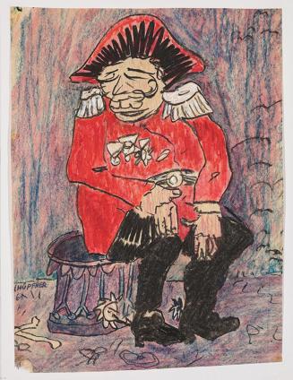 Kurt Hüpfner, Ohne Titel, 1961, Aquarell und Pastell auf Papier, 30,5 × 22,4 cm, Privatbesitz,  ...