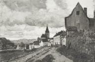 Tina Blau, Weissenkirchen, 1910, Öl auf Holz, 17 × 26 cm, Privatbesitz, Courtesy Auktionshaus i ...