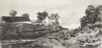 Tina Blau, An der Zagyva. Szolnok, 1873, Öl