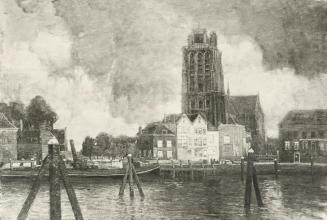 Tina Blau, Dordrecht, 1908, Öl auf Leinwand, 75 × 110 cm, unbekannter Verbleib – wohl 1945 in M ...