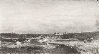 Tina Blau, Haslau, 1872, Öl auf Leinwand, unbekannter Verbleib