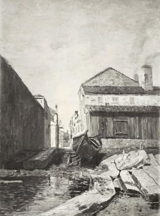 Tina Blau, Venedig, 1879, Öl, unbekannter Verbleib