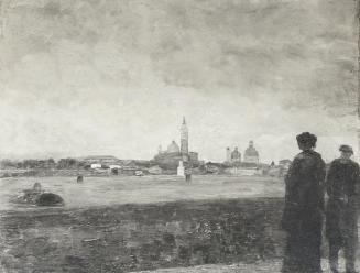Tina Blau, Venedig, 1912, Öl, 21,5 × 27,5 cm, unbekannter Verbleib