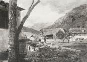 Tina Blau, Aus dem Oetztal, 1901, Öl auf Holz, 23,8 × 33,1 cm, Privatbesitz, Wien