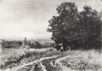 Tina Blau, Bernried, 1870, Öl, unbekannter Verbleib