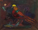 Alfred Wickenburg, Goldfasan, 1911/1913, Öl auf Leinwand, 49 x 63,5 cm, Belvedere, Wien, Inv.-N ...
