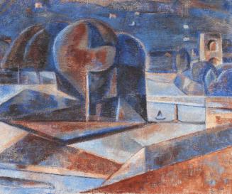 Alfred Wickenburg, Brücke am Arno, 1922, Öl auf Leinwand, 68 × 80 cm, Privatbesitz