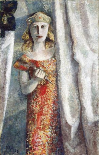 Alfred Wickenburg, Medea, 1928, Öl auf Leinwand, 124 × 78,5 cm, Privatbesitz