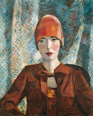 Alfred Wickenburg, Porträt Zita Zitkowski, 1928, Öl auf Leinwand, 75 × 62,5 cm, Neue Galerie Gr ...