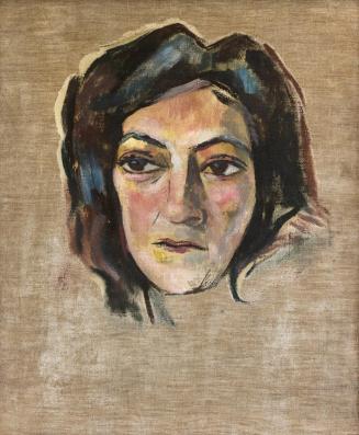 Alfred Wickenburg, Porträt Mela Spira, um 1933, Öl auf Leinwand, 58 × 48 cm, Privatbesitz