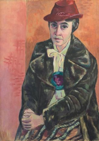 Alfred Wickenburg, Porträt Elisabeth Wickenburg, 1936, Öl auf Leinwand, 93 × 73,5 cm, Privatbes ...