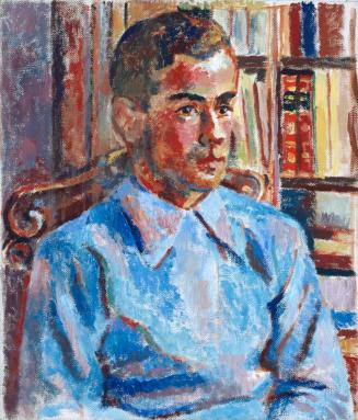 Alfred Wickenburg, Porträt Johannes Wickenburg, 1944, Öl auf Leinwand, 64,5 × 55 cm, Verbleib u ...