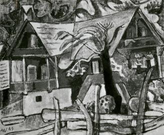 Alfred Wickenburg, Müllerwirt, 1949, Öl auf Leinwand, 54 × 64 cm, Verbleib unbekannt