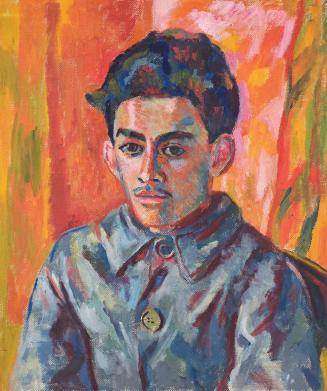 Alfred Wickenburg, Porträt eines jungen Mannes, 1944, Öl auf Leinwand, 64,8 x 55,3 cm, Leihgabe ...