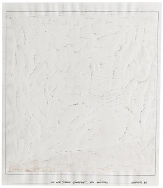 Kurt Hüpfner, Die verstiegene Einfachheit des Winters, 1966, Bleistift und Gouache auf Papier,  ...