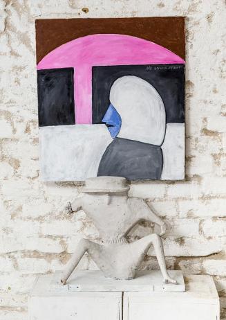 Kurt Hüpfner, Winter, um 2012, Acryl auf Leinwand, 59,2 × 53,2 cm, Privatbesitz, Wien